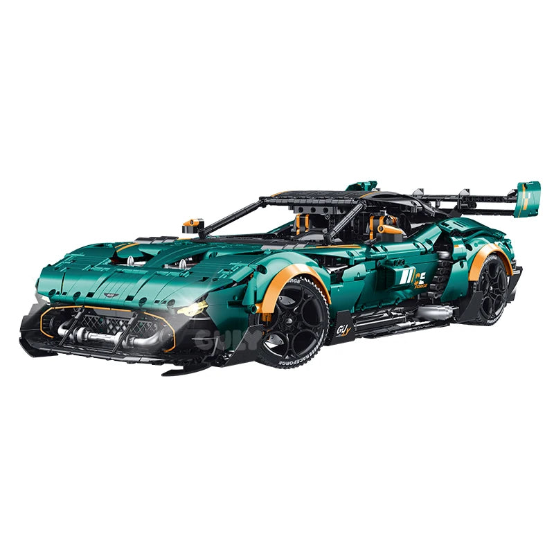 IN STOCK 10647 MOC Technical RC Vulcan Sports Car Building Blocks Assembling Bricks Model Toys for Boys Christmas Gift Set
