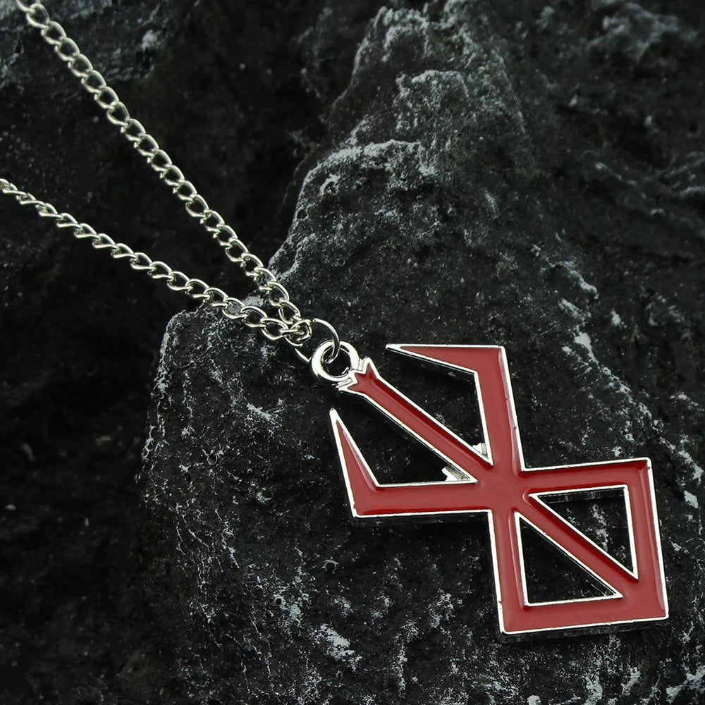 Berserk Symbol Pendant Necklace The Mad Warrior Of Norse Viking Mythology Mens Hip Hop Jewelry ﻿