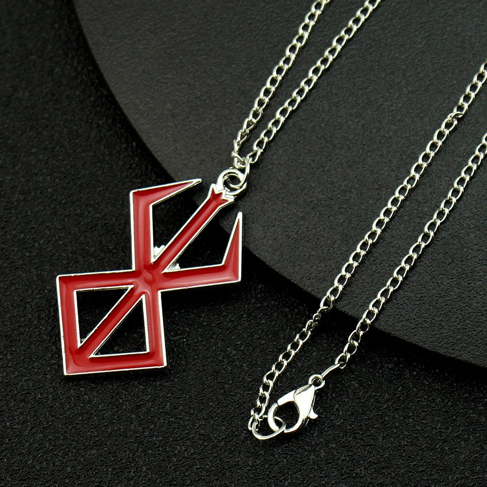 Berserk Symbol Pendant Necklace The Mad Warrior Of Norse Viking Mythology Mens Hip Hop Jewelry ﻿