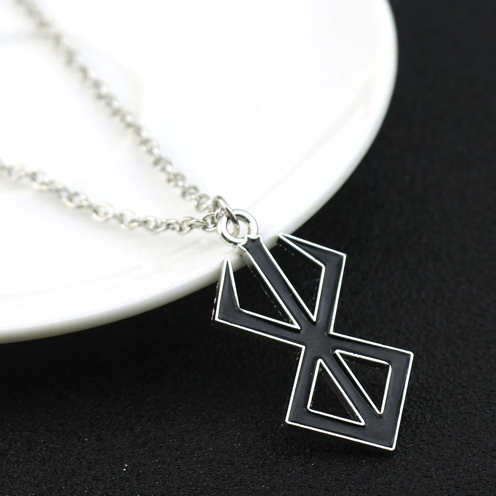 Berserk Symbol Pendant Necklace The Mad Warrior Of Norse Viking Mythology Mens Hip Hop Jewelry ﻿