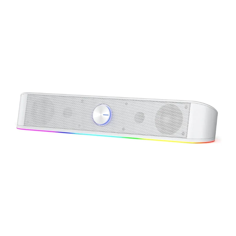 Redragon GS560 RGB Desktop Soundbar 2.0 Channel Computer Speakers Dynamic RGB Lighting USB Powered