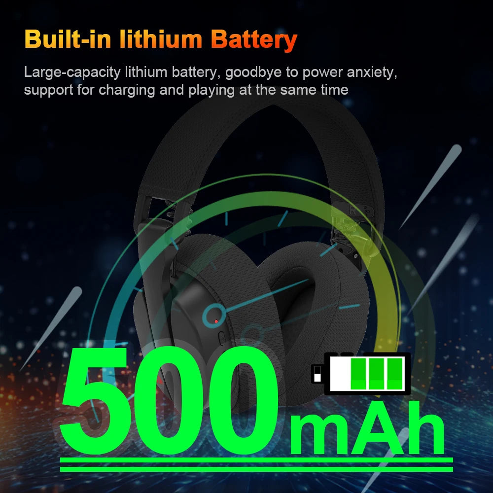 REDRAGON LUCE H888 USB 2.4G Wireless Support Bluetooth Wired Gaming Headphone Computer PC laptop headset Earphones Microphone