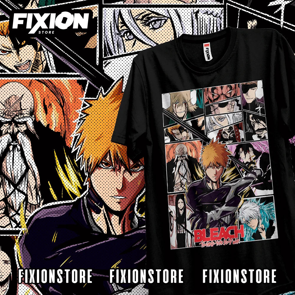 Bleach IS BACK 4 (Ver FULL Color / Blanco)Anime T Shirt Manga Gift For Anime Lover All Size Cotton
