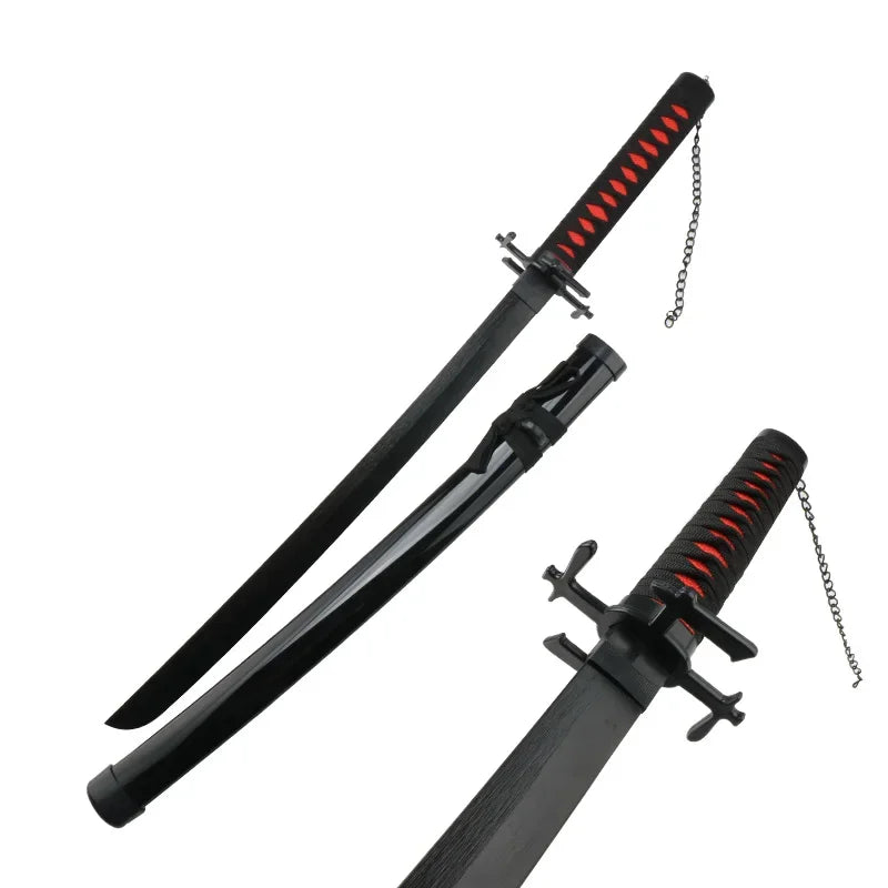 80cm/31.5 inch BLEACH Katana Anime Character Weapons  Swords Cosplay Props  Kurosaki Ichigo Neliel Tu Oderschvank