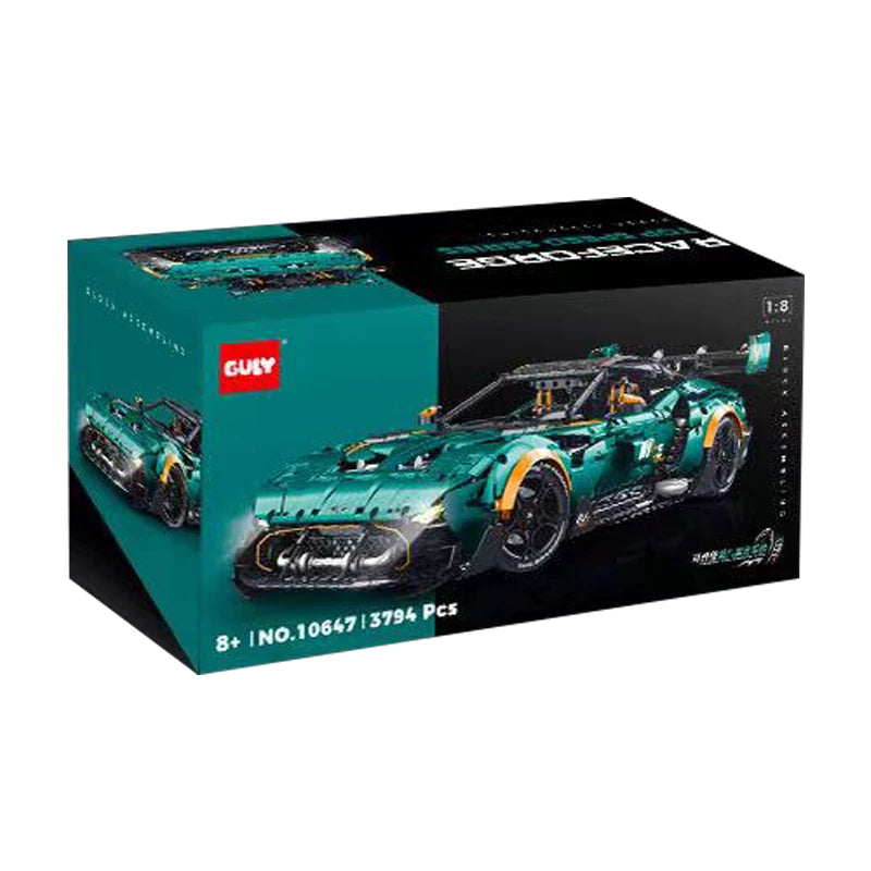 IN STOCK 10647 MOC Technical RC Vulcan Sports Car Building Blocks Assembling Bricks Model Toys for Boys Christmas Gift Set