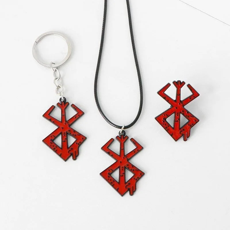 Berserk Symbol Pendant Necklace Brand Of Sacrifice Anime & Manga Anime & Manga