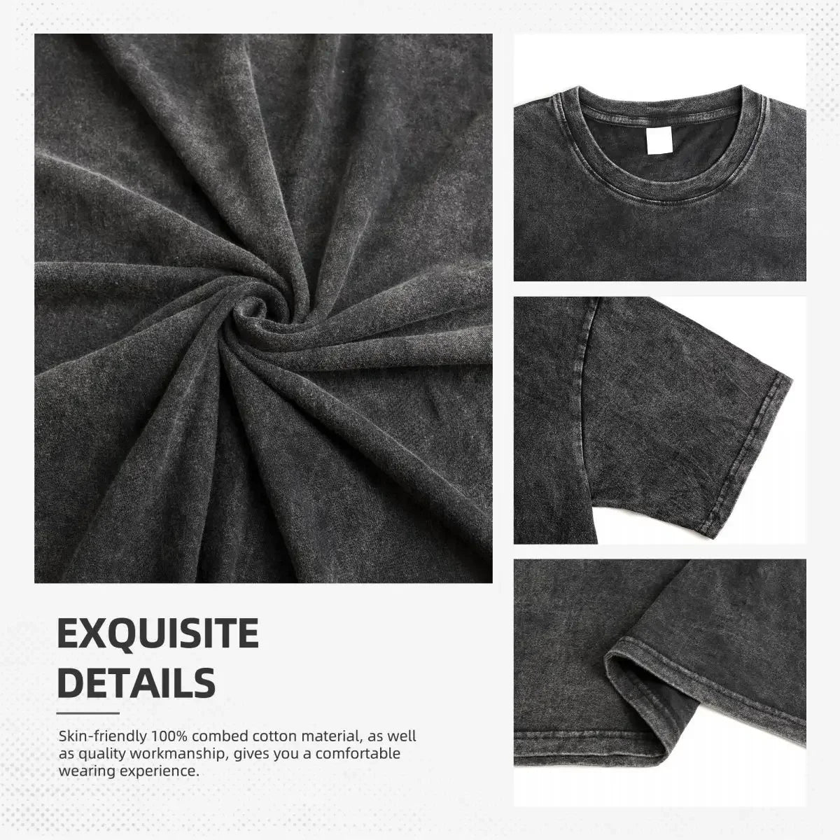 Bleach hot product New Model Washed T-shirt personality Clothes Retro Fashion Streetwear Trendy Couples Classic high quality tee
