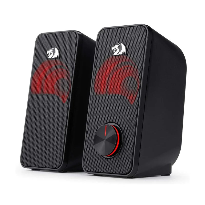 Redragon GS500 Stentor USB PC Gaming 2.0 Channel Stereo Desktop Computer Speaker Backlight