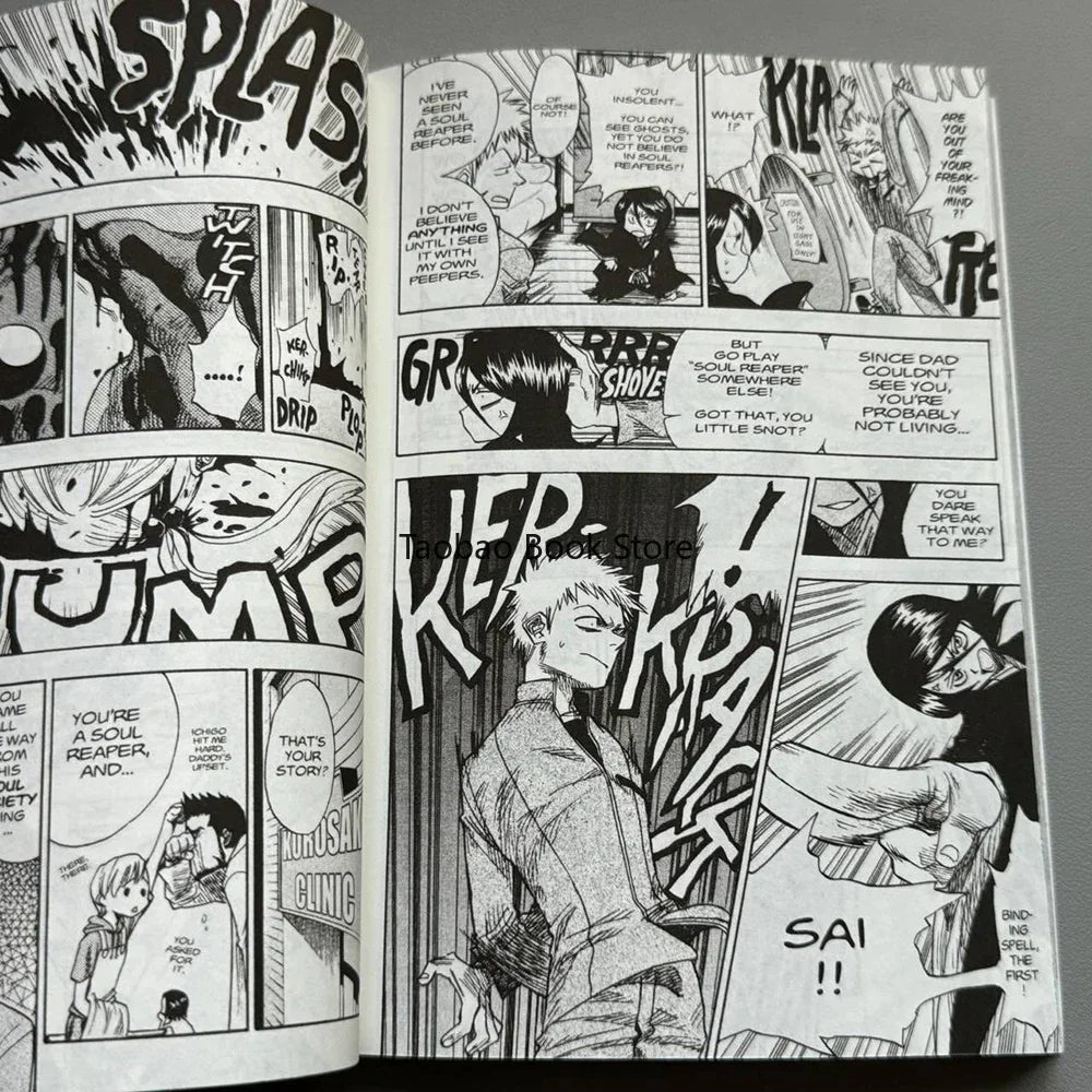 Popular Manga Book Bleach, Vol.1 Japan Youth Teens Fantasy Science Mystery Suspense Comic Manga Book English