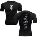 Berserk Guts T Shirt Men Compression Shirt Fitness Sport Running Tight Gym TShirts Athletic Quick Dry Tops Tee Compression Shirt