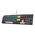 Redragon 556 SE Wired Gaming 104 Keys Hot-Swap Mechanical Keyboard Noise Dampening Kit, Upgraded Socket